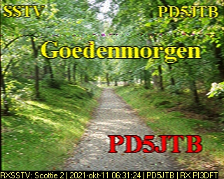 PD5JTB: 2021-10-11 de PI3DFT
