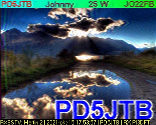 PD5JTB: 2021-10-15 de PI3DFT