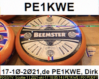 PE1KWE: 2021-10-17 de PI3DFT