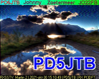 PD5JTB: 2021-10-30 de PI3DFT
