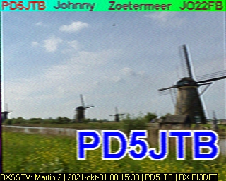 PD5JTB: 2021-10-31 de PI3DFT