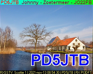 PD5JTB: 2021-11-13 de PI3DFT