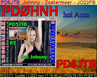 PD5JTB: 2021-11-17 de PI3DFT