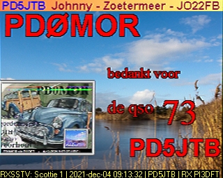 PD5JTB: 2021-12-04 de PI3DFT