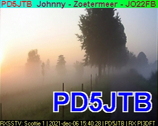 PD5JTB: 2021-12-06 de PI3DFT