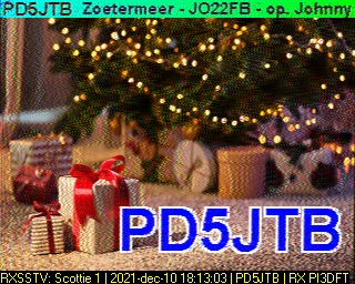 PD5JTB: 2021-12-10 de PI3DFT