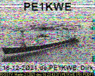PE1KWE: 2021-12-16 de PI3DFT