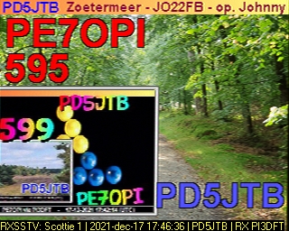 PD5JTB: 2021-12-17 de PI3DFT