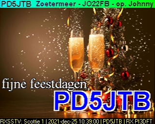 PD5JTB: 2021-12-25 de PI3DFT