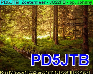 PD5JTB: 2022-01-05 de PI3DFT