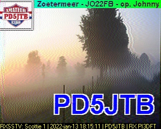 PD5JTB: 2022-01-13 de PI3DFT