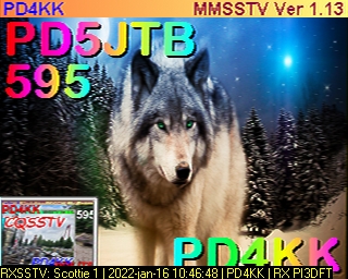 PD4KK: 2022-01-16 de PI3DFT