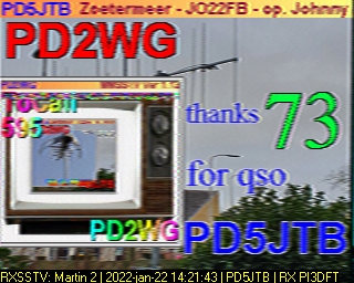 PD5JTB: 2022-01-22 de PI3DFT