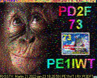 PE1IWT: 2022-01-23 de PI3DFT