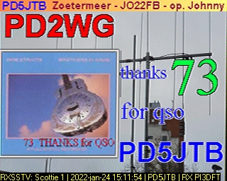 PD5JTB: 2022-01-24 de PI3DFT
