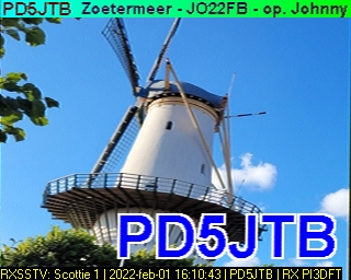 PD5JTB: 2022-02-01 de PI3DFT
