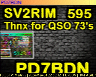 14-May-2022 19:19:32 UTC de PA3ADN