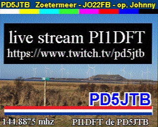 PD5JTB: 2026-05-18 de PI1DFT