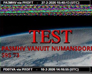 PA3MHV: 2026-06-06 de PI1DFT
