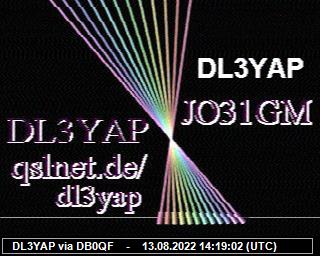 DL3YAP: 2022081314 de PI1DFT