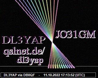 DL3YAP: 2022101117 de PI1DFT