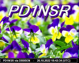 PD1NSR: 2022102618 de PI1DFT