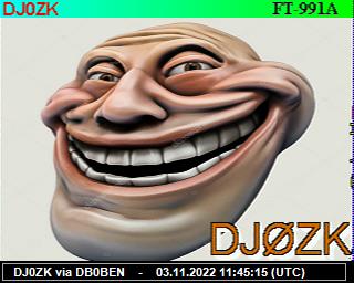 DJ0ZK: 2022110311 de PI1DFT