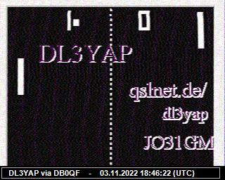 DL3YAP: 2022110318 de PI1DFT