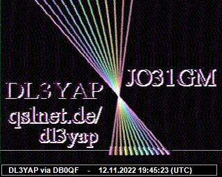 DL3YAP: 2022111219 de PI1DFT