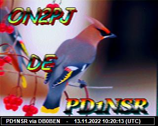PD1NSR: 2022111310 de PI1DFT