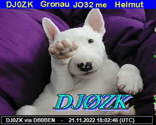 DJ0ZK: 2022112118 de PI1DFT