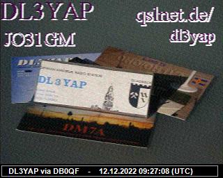 DL3YAP: 2022121209 de PI1DFT
