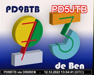 PD9BTB: 2022121213 de PI1DFT