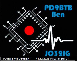 PD9BTB: 2022121414 de PI1DFT
