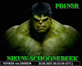 PD1NSR: 2023052220 de DB0BEN
