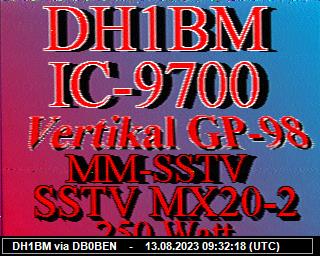 DH1BM: 2023081309 de PI1DFT