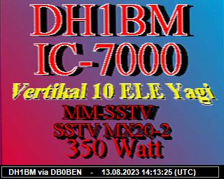 DH1BM: 2023081314 de PI1DFT