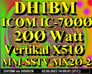DH1BM: 2023090214 de PI1DFT