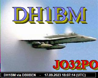 DH1BM: 2023091718 de DB0BEN
