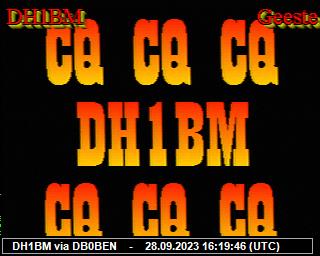 DH1BM: 2023092816 de DB0BEN