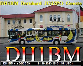 DH1BM: 2023101115 de DB0BEN
