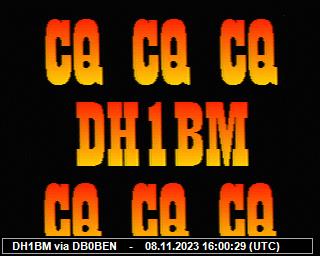DH1BM: 2023110816 de DB0BEN