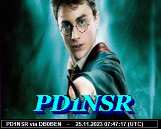 PD1NSR: 2023112507 de DB0BEN