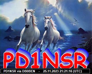 PD1NSR: 2023112521 de DB0BEN