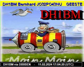 DH1BM: 2024021117 de DB0BEN
