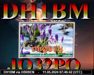 DH1BM: 2024051107 de DB0BEN