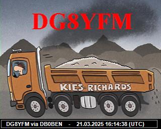 DG8YFM: 2025032117 de DB0BEN