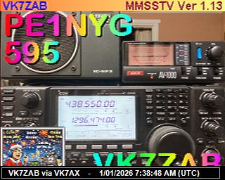 VK7ZAB: 2026010108 de PI1DFT