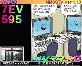 VK7ZAB: 2026010109 de PI1DFT