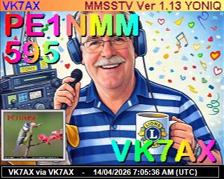 VK7AX: 2026041409 de PI1DFT